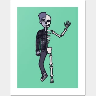 Skeleton Boi Posters and Art